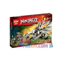 NOT Lego TITANIUM DRAGON 70748 Bela Lari 10323 LELE 79111 LEPIN 06004 SHENG YUAN/SY SY338 xếp lắp ráp ghép mô hình RỒNG TITAN CỦA ZANE The Lego Ninjago Movie Ninja Lốc Xoáy 360 khối