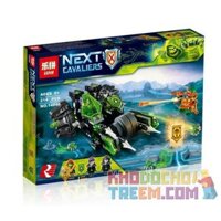 NOT Lego TWINFECTOR 72002 Bela Lari 10815 LEPIN 14040 xếp lắp ráp ghép mô hình XE MÁY ĐÔI SINH Nexo Knights Hiệp Sỹ Nexo 191 khối