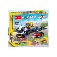 NOT Lego VEHICLE TRANSPORTER 31033 JISI 3114 xếp lắp ráp ghép mô hình VẬN CHUYỂN XE HƠI Creator Sáng Tạo 264 khối