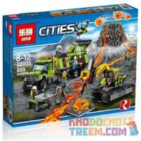 NOT Lego VOLCANO EXPLORATION BASE 60124 Bela Lari 10641 LEPIN 02005 xếp lắp ráp ghép mô hình TRẠM NGHIÊN CỨU NÚI LỬA CƠ SỞ THÁM HIỂM City Thành Phố 824 khối