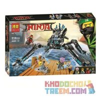 NOT Lego WATER STRIDER 70611 Bela Lari 10717 LELE 31068 LEPIN 06054 TENMA TM6414 6414 xếp lắp ráp ghép mô hình NHỆN NƯỚC KHỔNG LỒ CỦA NYA MÁY KÉO The Lego Ninjago Movie Ninja Lốc Xoáy 494 khối