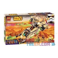 NOT Lego WOOKIEE GUNSHIP 75084 Bela 10377 Lari 10377 xếp lắp ráp ghép mô hình PHI THUYỀN CHIẾN ĐẤU WOOKIEE PHÁO HẠM Star Wars Chiến Tranh Giữa Các Vì Sao 570 khối