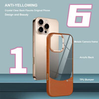 Not-yellowing Cho iPhone 16 15 14 13 12 11 Pro Max Ốp Lưng Trong Suốt Chống Sốc Bảo Vệ Trong Suốt iPhone 16 Plus Ốp Lưng Điện Thoại