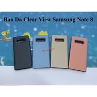 Note 8|| Bao Da Clear View Standing Samsung Note 8 - Pk NQV