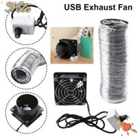 Note1 1 Chiếc Quạt Hút USB, Ống Mini Đơn Giản Hút Hút Khói Thông Gió, Bền Có Thể Điều Chỉnh Tốc Độ Với Ống Hút Cửa Sổ Phòng Tắm Nhà Bếp Công Nghiệp