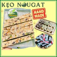 Nougat Hương Nguyên - Kẹo Nougat Ăn Vặt Healthy, Kẹo Hạnh Phúc Vị Trà Sữa, Matcha, Socola
