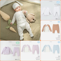 [Nous] Bộ quần áo cho bé sơ sinh hãng Nous dài tay NB cài chéo, cài thẳng, Body Phụ kiện bao chân bao tay mũ cho bé NB