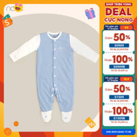 Nous Bodysuit dài tay liền tất Sơ Sinh Cho Bé Chất Liệu Petit Bé Trai Bé Gái