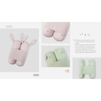 Nous phụ kiện - Gối chặn tai gấu, thỏ cho bé sơ sinh phối màu sắc dễ thương BST 2025 - gối chặn Nu Bamboo kháng khuẩn