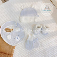 NOUS - Set phụ kiện Nous mũ, bao tay, bao chân, yếm cho bé