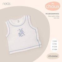 NOUS STORE - Nous gilet trắng hình thỏ - Choux - 12M - ZTD - HABB