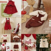 NOUS XMAS 2024 - Bộ quần áo Nous Noel cho bé 0M 3M 6M 9M 12M 18M 2Y FULL