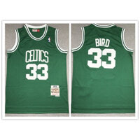 Nova camisa NBA Boston Celtics 33 # Larry chim mùa 2020 màu xanh lá cây Retro thoải mái thể thao bóng rổ