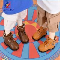 Novaflux 1 Cặp Giày Bốt Búp Bê Búp Bê Bjd 1 / 6, Dây Xích Kim Loại Cao Cấp 1 / 6 Giày Da Búp Bê Bjd, Giày Da Trơn Giày Da PU Cao Cấp Mini Giày Bốt Búp Bê 15cm 1 / 6 Búp Bê Bjd