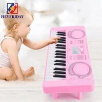 Novaflux 37 Chìa Khóa Đồ Chơi Đàn Piano Điện Tử Trẻ Em, Đồ Chơi Nhạc Cụ Học Tập Nhạc Piano Bàn Phím Đồ Chơi, Đàn Organ Điện Tử Đa Năng Màu Hồng Dễ Dàng Bé Gái