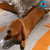 Novaflux Đệm Có Thể Giặt Được Sofa Màu Nâu Đồ Chơi Trang Trí Chân Ngắn Dachshund Chó Sang Trọng Búp Bê