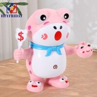 Novaflux Ếch Heo Đất, Mô Hình Chống Rơi Hình Ếch Hộp Đựng Tiền, Thay Đổi Trẻ Em Có Thể Trang Trí Nhựa Thu Thập Ếch Tiết Kiệm Xe Tăng Trẻ Em / Trẻ Em