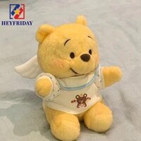 Novaflux Gấu Pooh Winnie Búp bê sang trọng, Gấu Winnie có đôi cánh Búp bê nhồi bông Winnie Cosplay, Gấu nhồi bông sang trọng Cosplay dễ thương có cánh Đồ chơi búp bê nhồi bông Quà tặng trẻ em