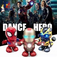 Novaflux Khiêu Vũ Siêu Anh Hùng Hát Khiêu Vũ Mô Hình Đặc Biệt Đồ Chơi Người Nhện Robot Điện Đồ Chơi Anime Nhân Vật Hành Động Người Sắt Hình