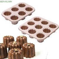 Novalink Khuôn Canele Món Tráng Miệng Mousse Dụng Cụ Nấu Ăn Thép Carbon Chống Dính Chảo Bánh Pháp