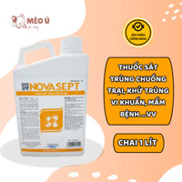 NOVASEPT Dung dịch sát trùng chuông trại, khử khuẩn vv... 1lít