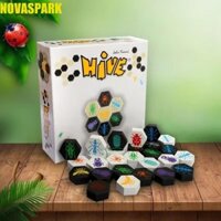 Novaspark Cờ Vua Lục Giác, Montessori 2 Người Chơi Trò Chơi Ban Tổ Chức Mới, Giải Trí Gia Đình Vui Nhộn Giáo Dục Trò Chơi Bàn Xếp Hình Bằng Gỗ Tương Tác Cha Mẹ-Con