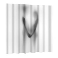 Novelty Bathroom Digital Printing Polyester Shower Curtain Waterproof  B1219 - B1219 180x200 cm