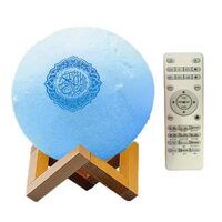 Novelty  Muslim Night Light Colorful with Remote 15 Languages - Moon