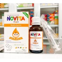 NOVITA DROPS Vitamin tổng hợp - Bổ sung vitamin thiết yếu dạng nhỏ giọt cho trẻ từ 0 THÁNG TUỔI