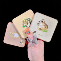 Novo Cosmetics Bảng Phấn Mắt Chín Màu ins Giá Rẻ Nữ Sinh Viên Đảng Màu Đất Ngọc Trai Giá Trị Cao Ảnh Hưởng