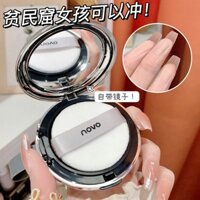 Novo Pressed Powder Frosted Concealer Kiểm soát dầu Cố định Bột ép Bột chống dính Chống thấm nước Bột ép mờ chống mồ hôi Đảng sinh viên nữ20250307