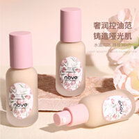 Novo5937 Kem Nền Làm Đẹp Da Nhẹ, Mờ, Che Khuyết Điểm Nhẹ, Kiểm Soát Dầu, Chống Thấm Nước, Chống Mồ Hôi, Không Tẩy Trang
