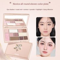 Novo5967 Vast Nebula Phấn Mắt Bảng Ngọc Trai Matte Brightening Highlighting Contouring Blush Tích Hợp Bảng Màu Toàn Diện Giá Rẻ