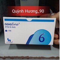 NOVOFINE 31G 6mm hộp 100 đầu kim tiêm