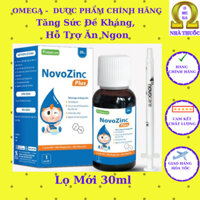 NovoZinC Plus (Lọ mới 30ml) - BỔ SUNG KẼM HỮU CƠ CHO TRẺ BỊ TIÊU CHẢY, CHÁN ĂN. TĂNG SỨC ĐỀ KHÁNG