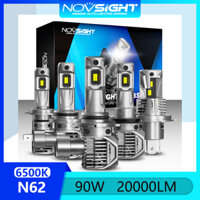 Novsight N62 LED Đèn Pha Ô Tô 9005 9006 H4 H7 H11 Bóng Đèn Pha LED Chùm Cao/Chùm Thấp 90W 20000LM 6500K Cực Sáng Cắm Và Chơi
