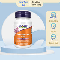 Now Astaxanthin 4mg chống oxy hóa, ngăn ngừa lão hóa (60 Viên)