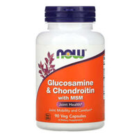 NOW Foods Glucosamine & Chondroitin with MSM 90 Capsules