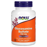 NOW Foods Glucosamine Sulfate 750 mg 120 Veg Capsules