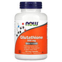 NOW Foods Glutathione 500 mg 120 Veg Capsules
