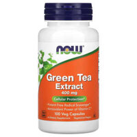 NOW Foods Green Tea Extract 400 mg 100 Veg Capsules