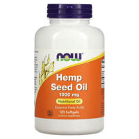 NOW Foods Hemp Seed Oil 1.000 mg 120 Softgels