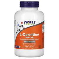 NOW Foods L-Carnitine 1000 mg 100 Tablets
