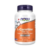 Now Foods L-Carnitine 1000mg Tablets, 50 Tablets, 1 Pack