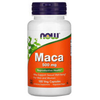 NOW Foods Maca 500 mg 100 Veg Capsules