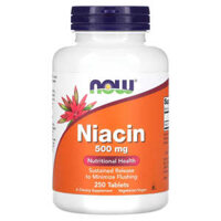 NOW Foods Niacin 500 mg 250 Tablets