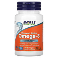 NOW Foods Omega-3 180 EPA/120 DHA 30 Softgels