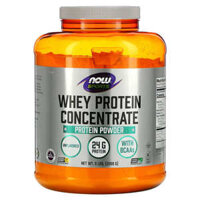 NOW Foods Sports Whey Protein Concentrate Protein Powder Unflavored 5 lbs (2268 g)