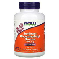 NOW Foods Sunflower Phosphatidyl Serine 100 mg 120 Veggie Softgels