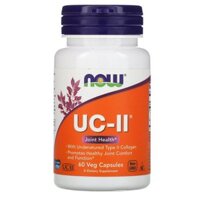 NOW Foods UC-II Joint Health with Undenatured Type II Collagen 60 Veg Capsules